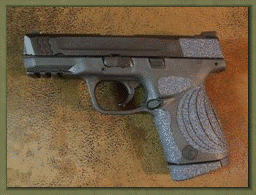 Smith and Wesson M and P COMPACT .45 Auto with Grip Enhancements