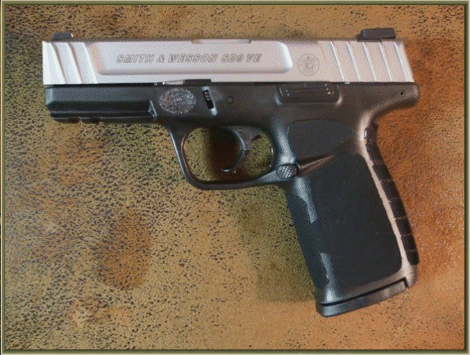 Image of Smith and Wesson SD9, SD40, SD9VE, SD40VE with grip enhancements.