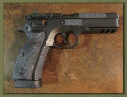 CZ 75 with Grip Enhancements