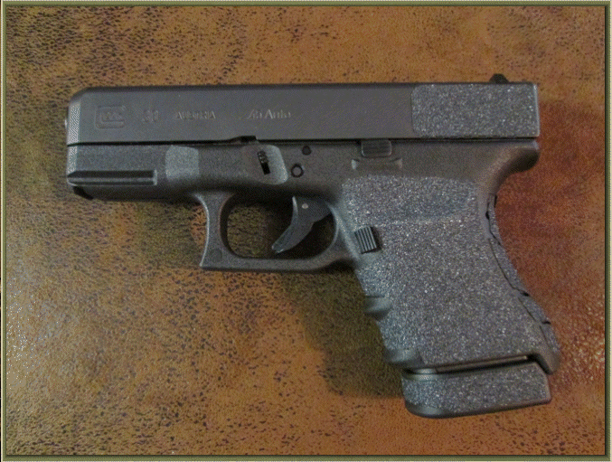 Image of Glock 29SF, 30SF, 30S with grip enhancements.