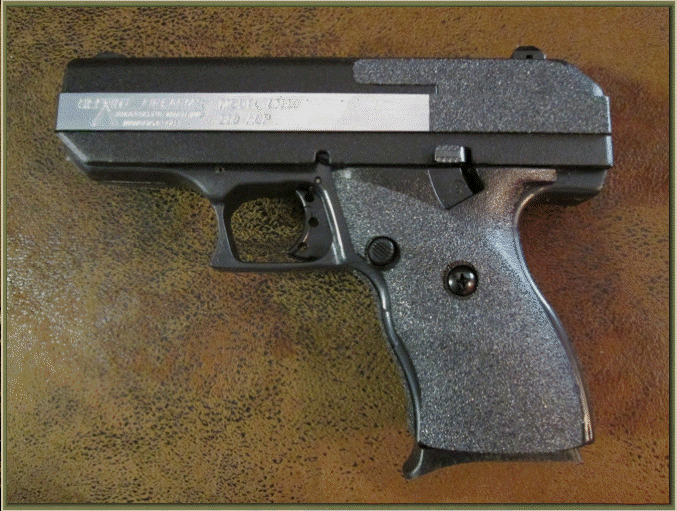 Image of Hi-Point C9 & CF380, CF380 with grip enhancements.