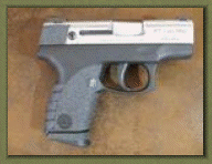 Taurus PT 140 PRO with sand paper pistol grip enhancements.