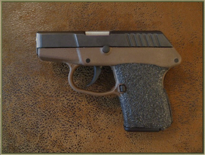 Kel-Tec P3AT with Grip Enhancements