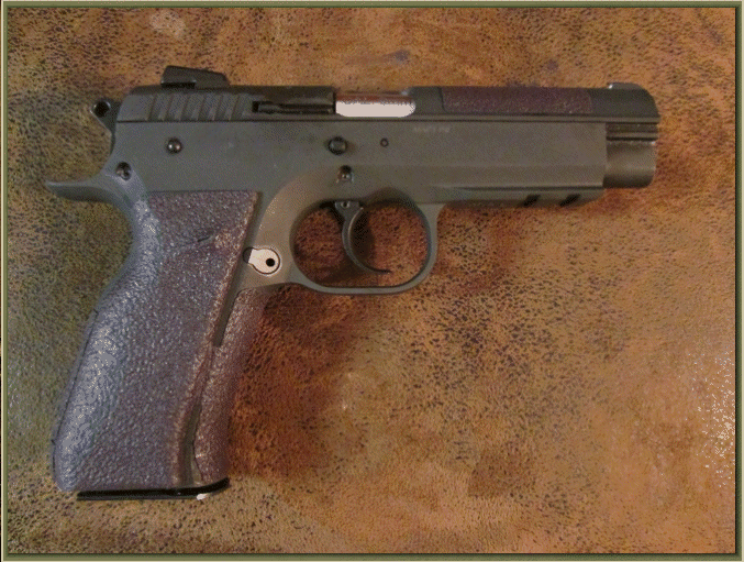 Image of Rock Island Armory (Armscor) MAP FS 9mm with grip enhancements.
