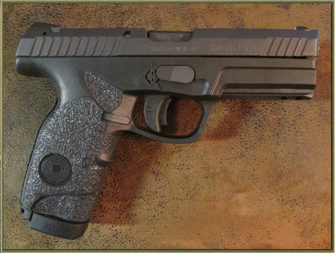 Image of STEYR M9 and M40 with grip enhancements.